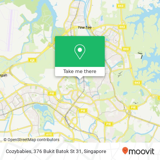 Cozybabies, 376 Bukit Batok St 31 map