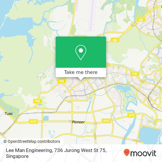 Lee Man Engineering, 736 Jurong West St 75地图