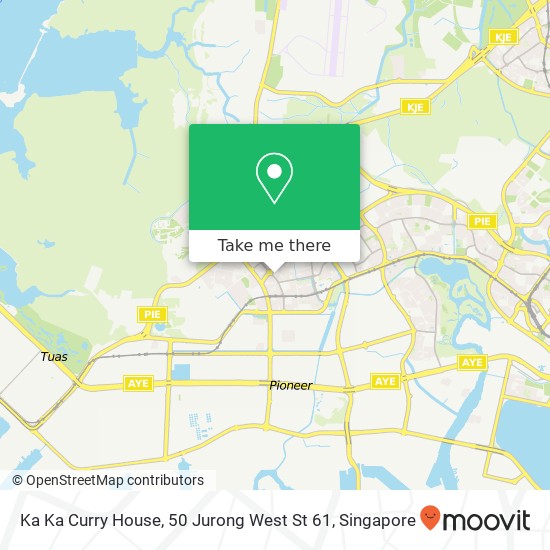 Ka Ka Curry House, 50 Jurong West St 61地图