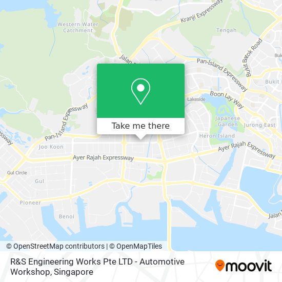 R&S Engineering Works Pte LTD - Automotive Workshop map