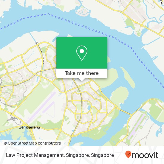 Law Project Management, Singapore地图