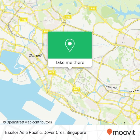 Essilor Asia Pacific, Dover Cres地图
