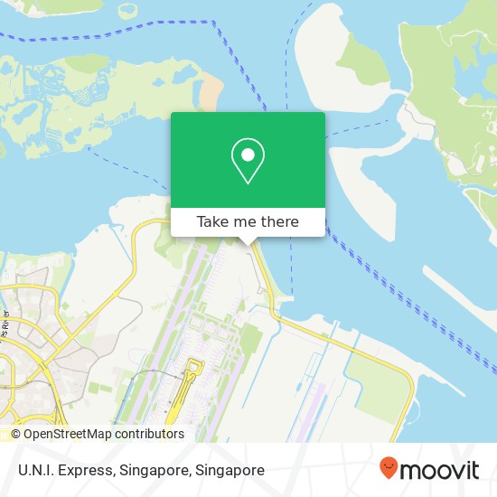 U.N.I. Express, Singapore map