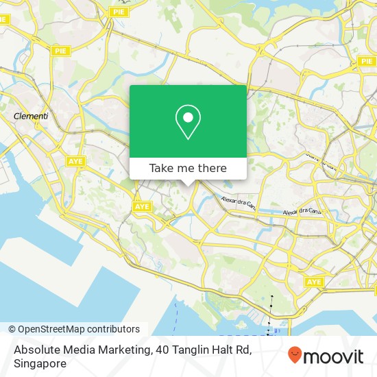 Absolute Media Marketing, 40 Tanglin Halt Rd map