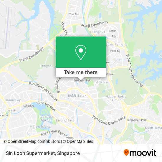 Sin Loon Supermarket map