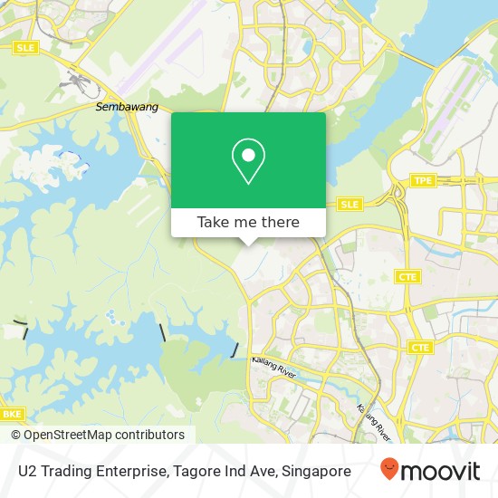 U2 Trading Enterprise, Tagore Ind Ave map