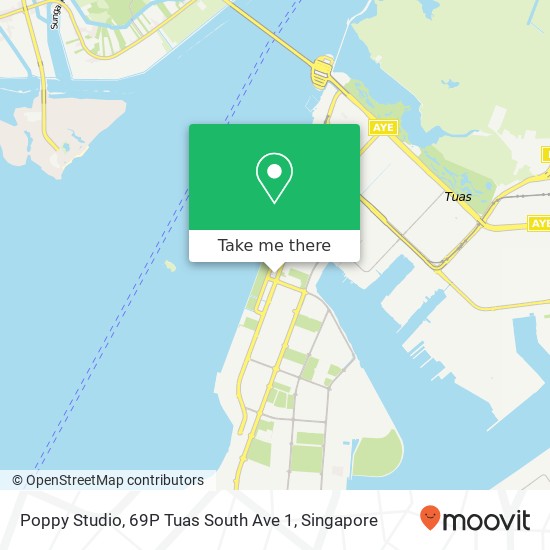 Poppy Studio, 69P Tuas South Ave 1 map