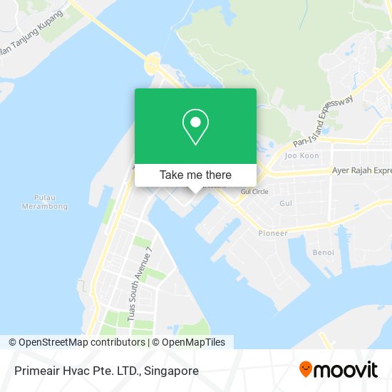 Primeair Hvac Pte. LTD. map
