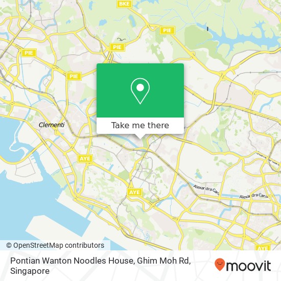 Pontian Wanton Noodles House, Ghim Moh Rd地图