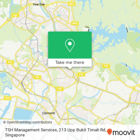 TSH Management Services, 213 Upp Bukit Timah Rd地图