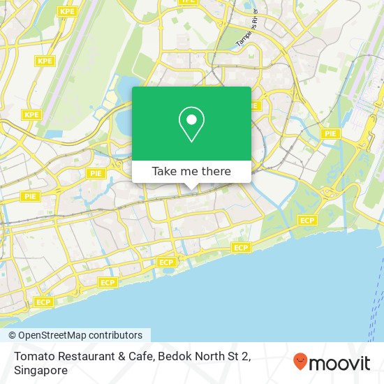 Tomato Restaurant & Cafe, Bedok North St 2 map