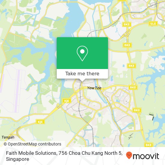 Faith Mobile Solutions, 756 Choa Chu Kang North 5地图