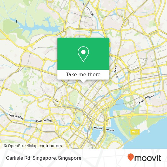 Carlisle Rd, Singapore地图