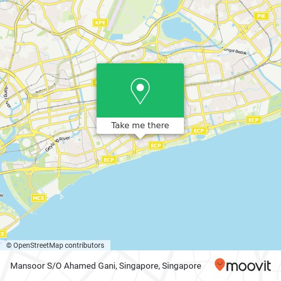 Mansoor S / O Ahamed Gani, Singapore map