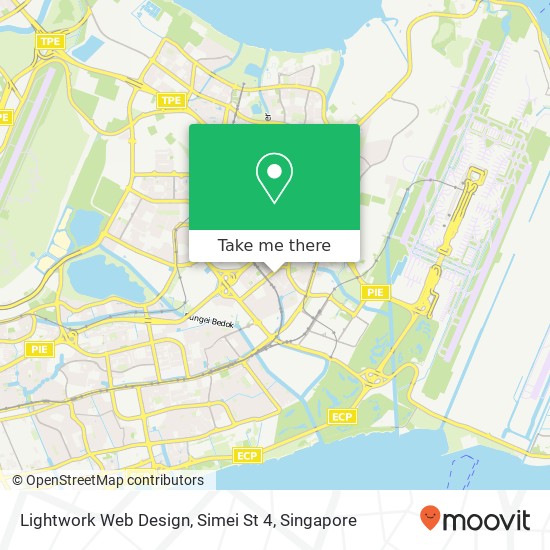 Lightwork Web Design, Simei St 4 map