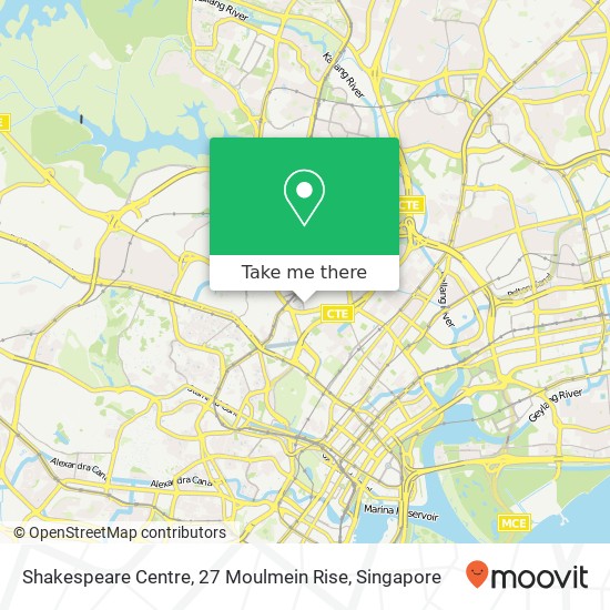 Shakespeare Centre, 27 Moulmein Rise map