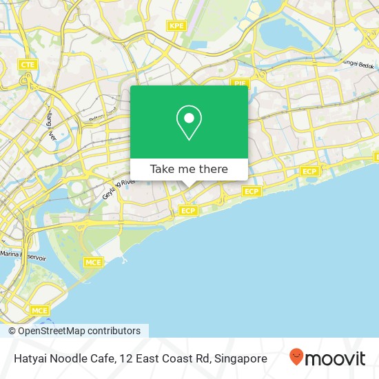 Hatyai Noodle Cafe, 12 East Coast Rd map