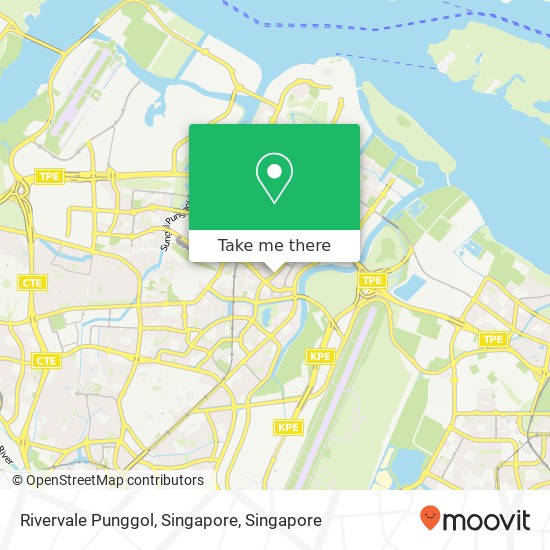 Rivervale Punggol, Singapore map