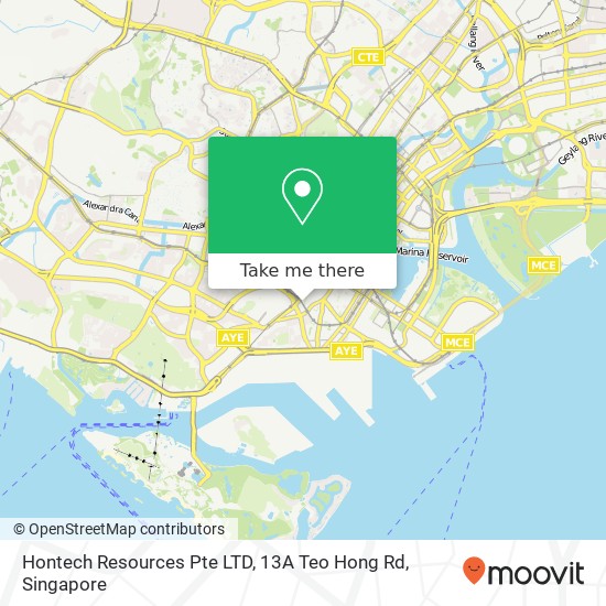 Hontech Resources Pte LTD, 13A Teo Hong Rd map