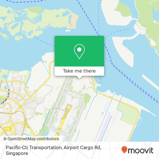 Pacific-Cti Transportation, Airport Cargo Rd map