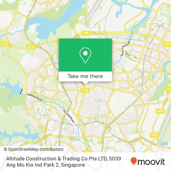 Altitude Construction & Trading Co Pte LTD, 5039 Ang Mo Kio Ind Park 2 map