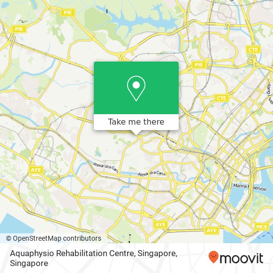 Aquaphysio Rehabilitation Centre, Singapore map