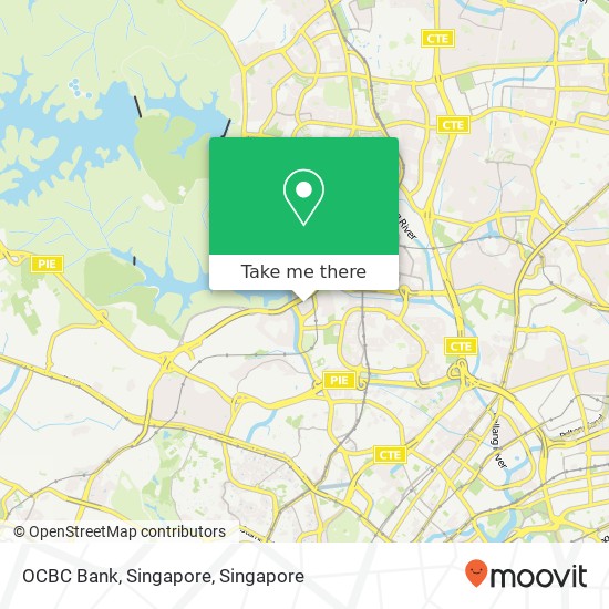 OCBC Bank, Singapore map