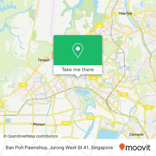 Ban Poh Pawnshop, Jurong West St 41地图