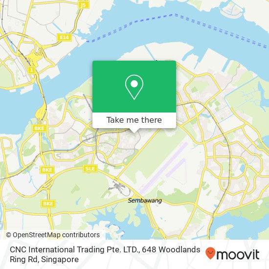 CNC International Trading Pte. LTD., 648 Woodlands Ring Rd地图