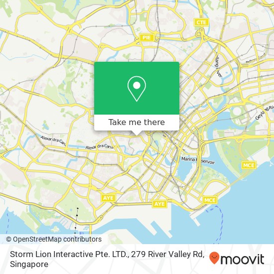 Storm Lion Interactive Pte. LTD., 279 River Valley Rd地图