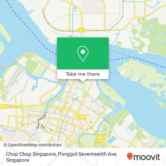 Chop Chop Singapore, Ponggol Seventeenth Ave地图