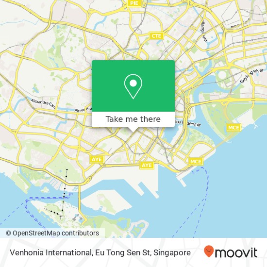 Venhonia International, Eu Tong Sen St地图