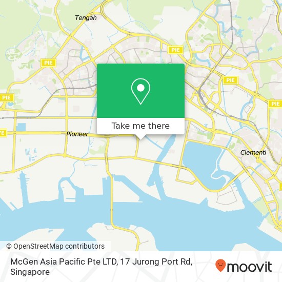 McGen Asia Pacific Pte LTD, 17 Jurong Port Rd map