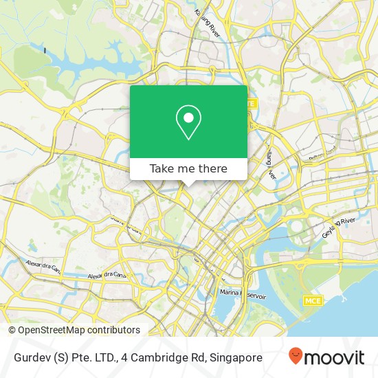 Gurdev (S) Pte. LTD., 4 Cambridge Rd地图