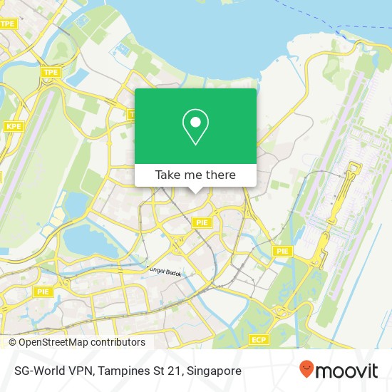 SG-World VPN, Tampines St 21 map