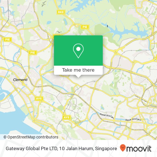 Gateway Global Pte LTD, 10 Jalan Harum地图