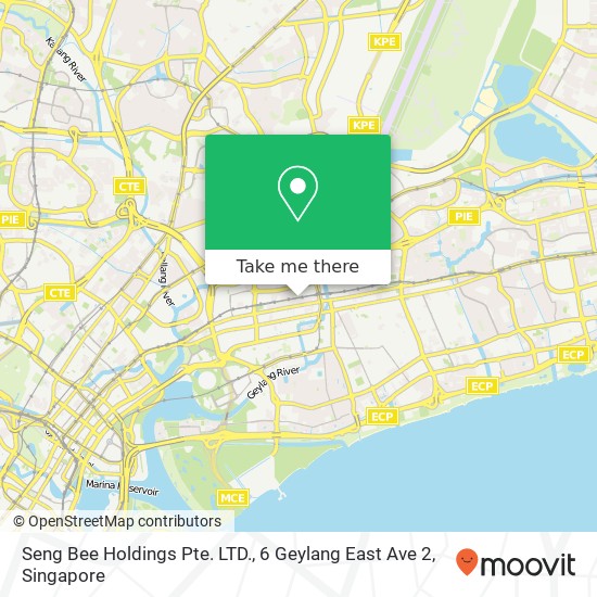 Seng Bee Holdings Pte. LTD., 6 Geylang East Ave 2地图