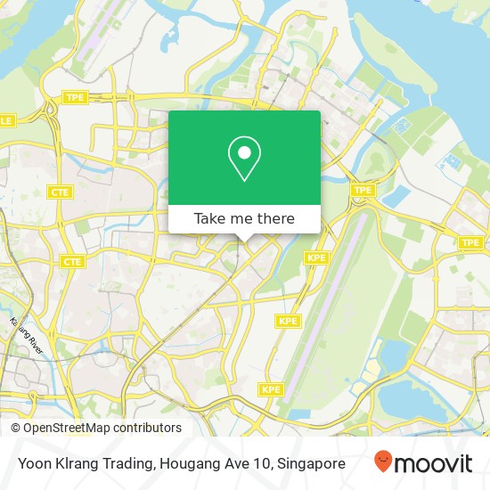 Yoon Klrang Trading, Hougang Ave 10 map