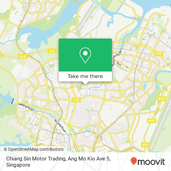 Chiang Sin Motor Trading, Ang Mo Kio Ave 5 map