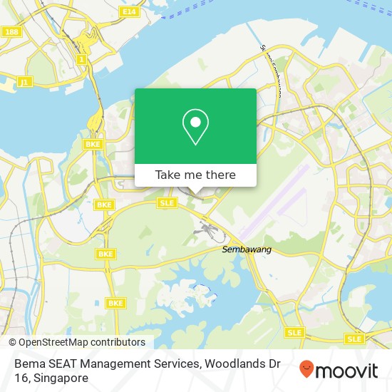 Bema SEAT Management Services, Woodlands Dr 16 map