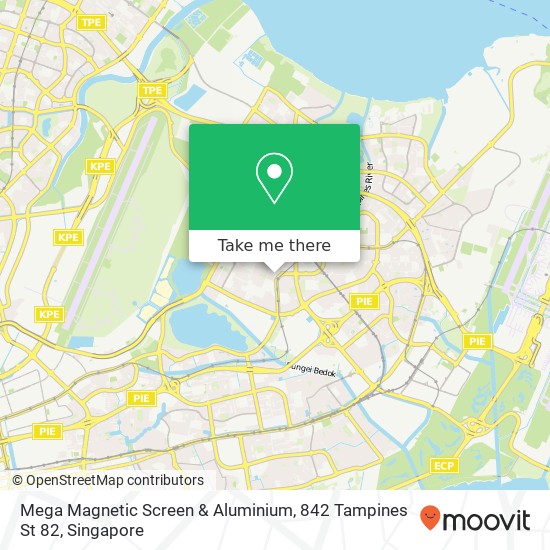 Mega Magnetic Screen & Aluminium, 842 Tampines St 82 map