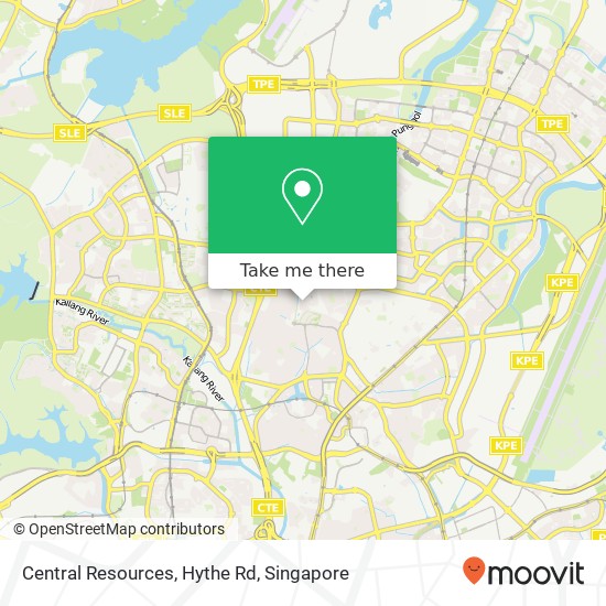 Central Resources, Hythe Rd map