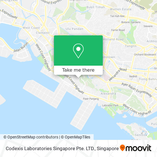 Codexis Laboratories Singapore Pte. LTD. map