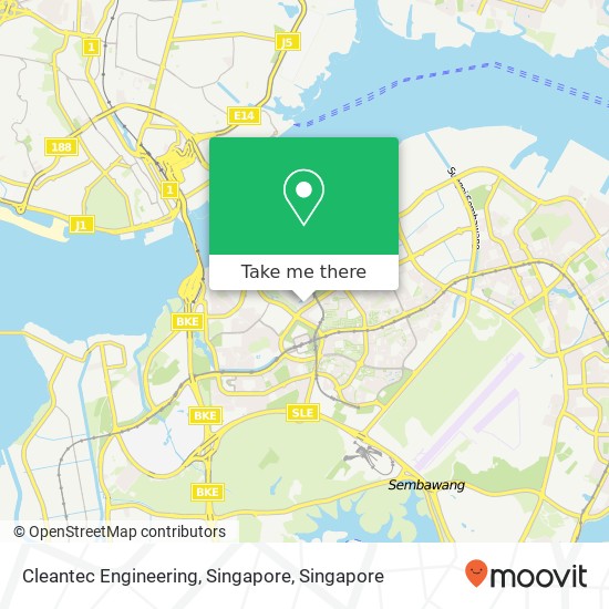 Cleantec Engineering, Singapore map