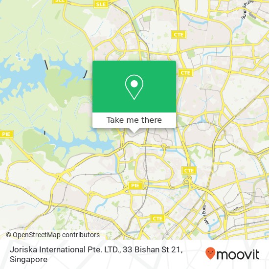 Joriska International Pte. LTD., 33 Bishan St 21 map