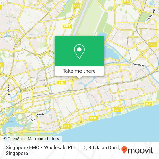 Singapore FMCG Wholesale Pte. LTD., 80 Jalan Daud map