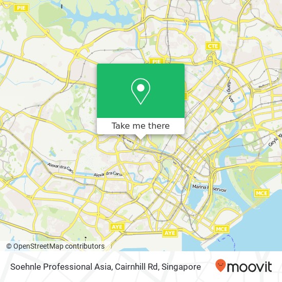 Soehnle Professional Asia, Cairnhill Rd地图