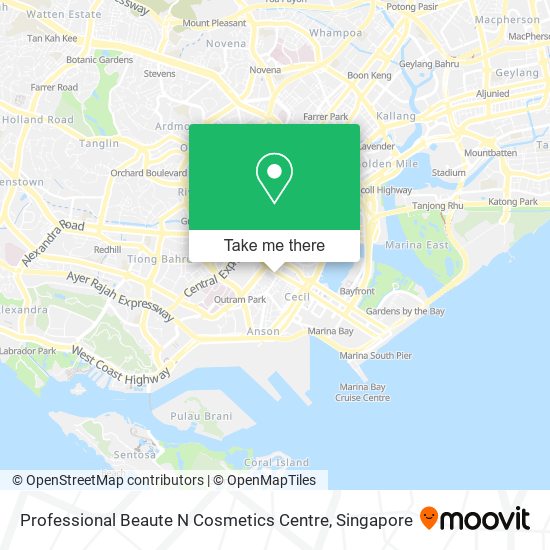 Professional Beaute N Cosmetics Centre map