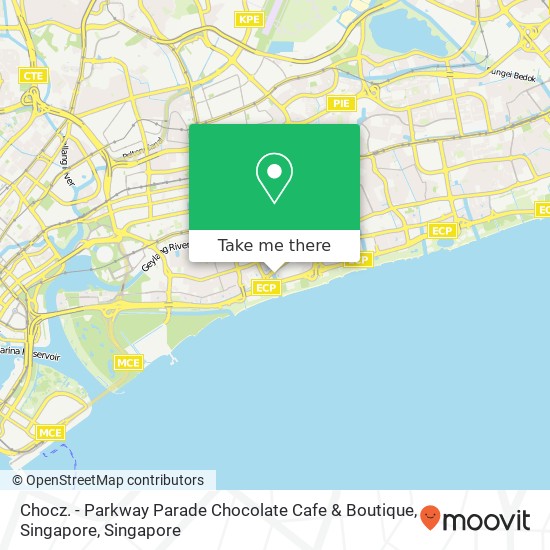 Chocz. - Parkway Parade Chocolate Cafe & Boutique, Singapore map