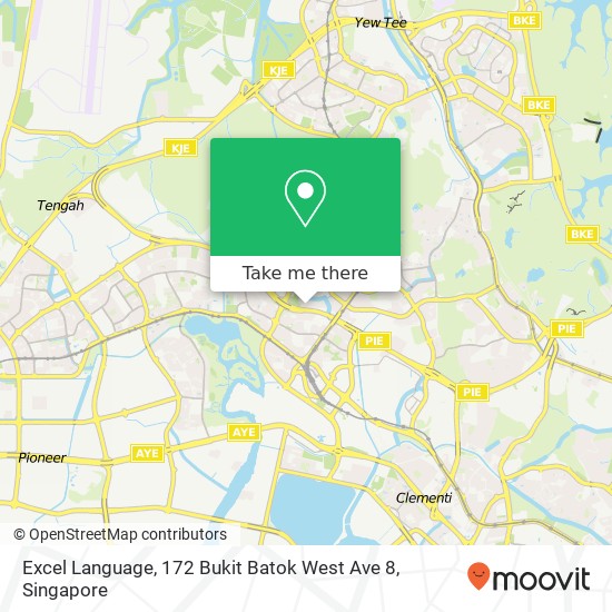 Excel Language, 172 Bukit Batok West Ave 8 map